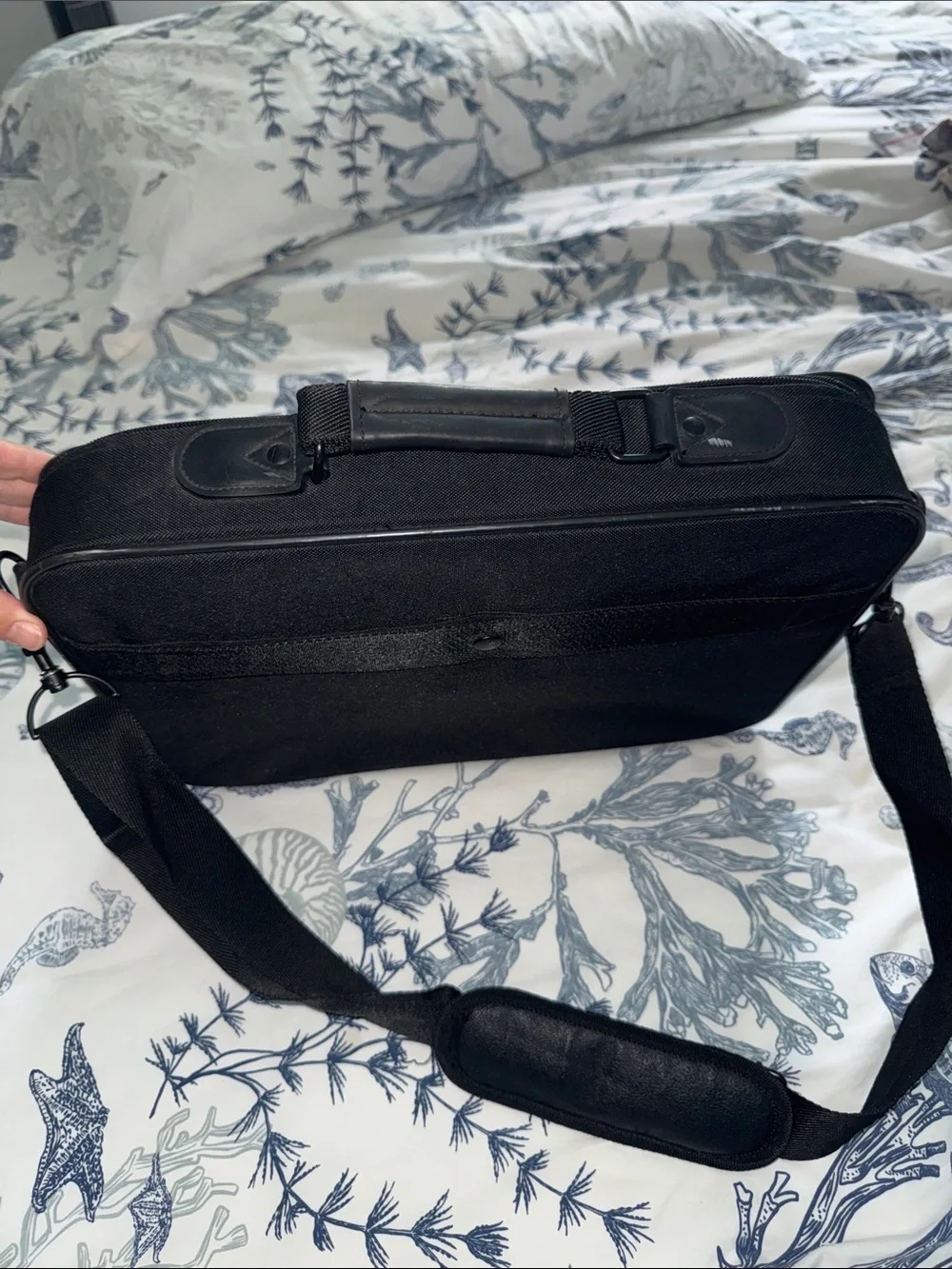 ICON Black Men's Laptop Messenger Briefcase